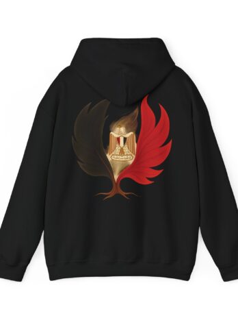 Men Hoodie Egypt Flag Tree Emblem