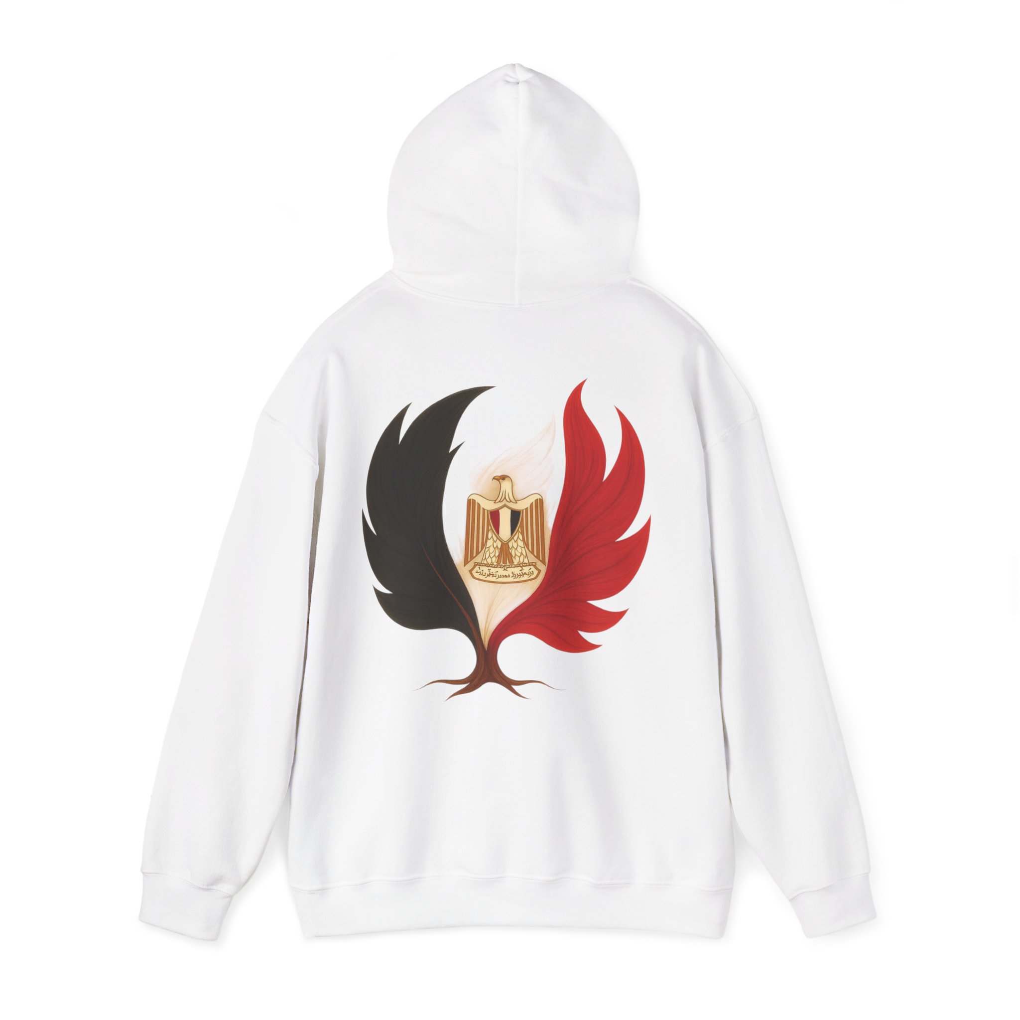 Men Hoodie Egypt Flag Tree Emblem – Image 9
