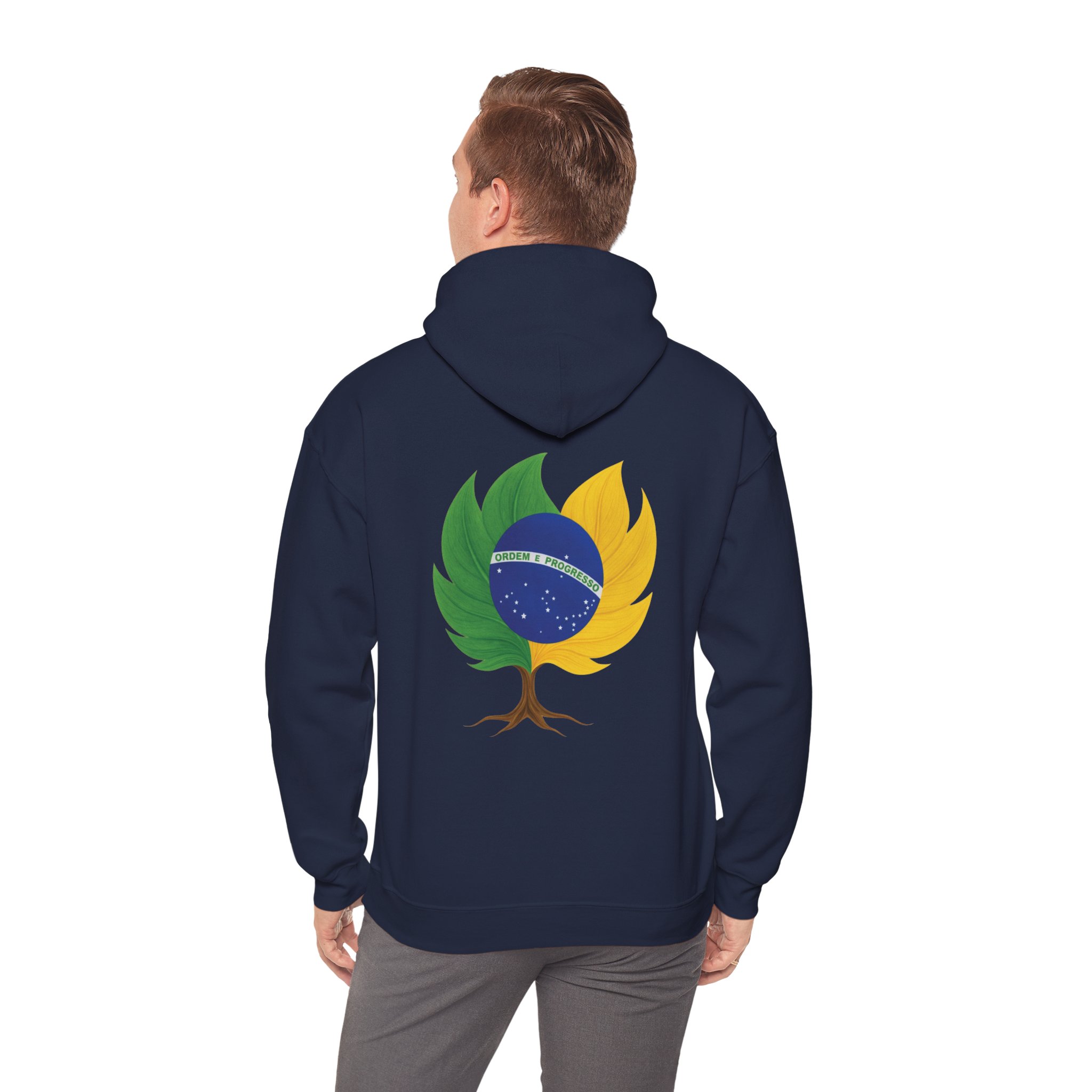 Men Hoodie - ANCESTRAL LANDS BRAZIL