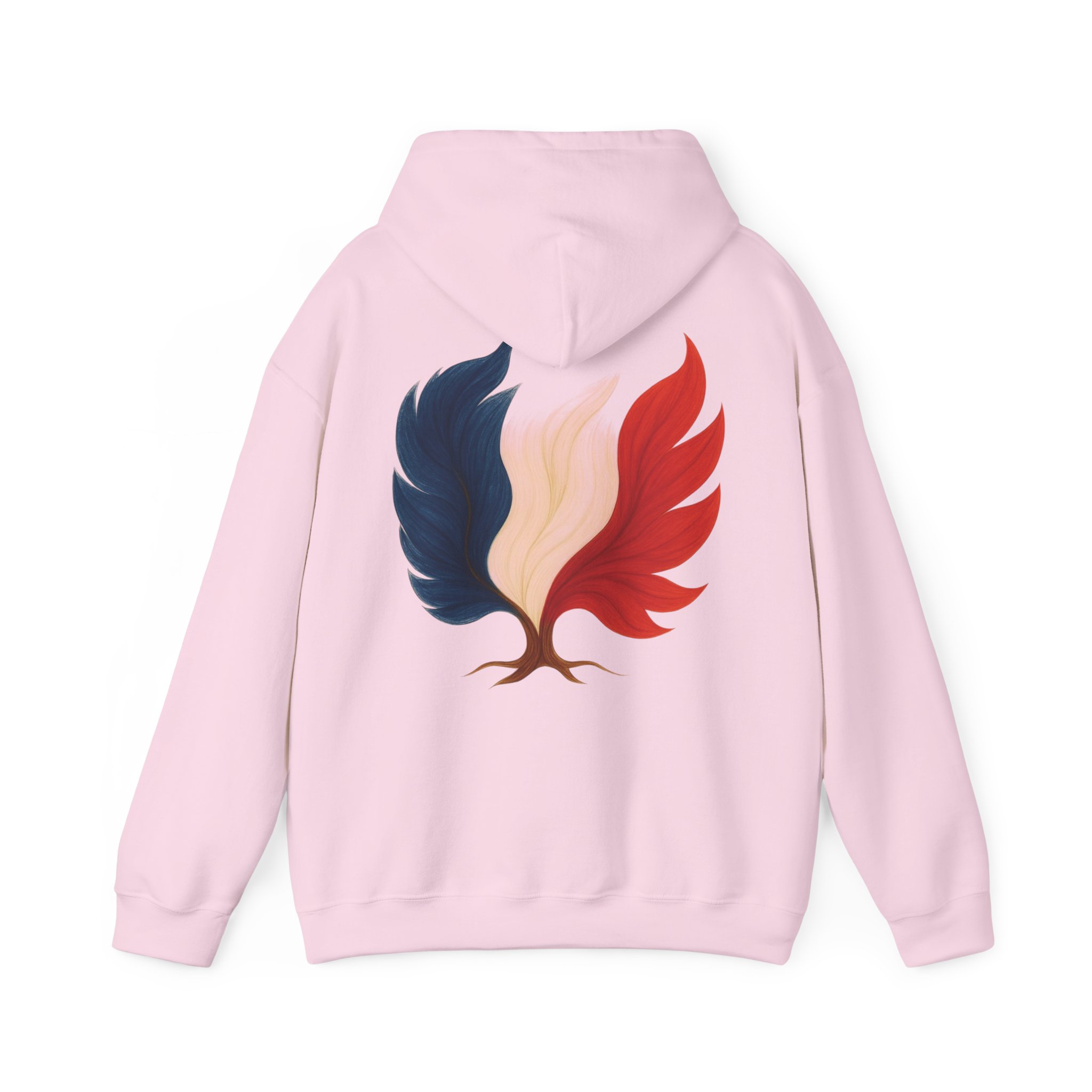 Men Hoodie France Flag Tree Emblem – Image 8