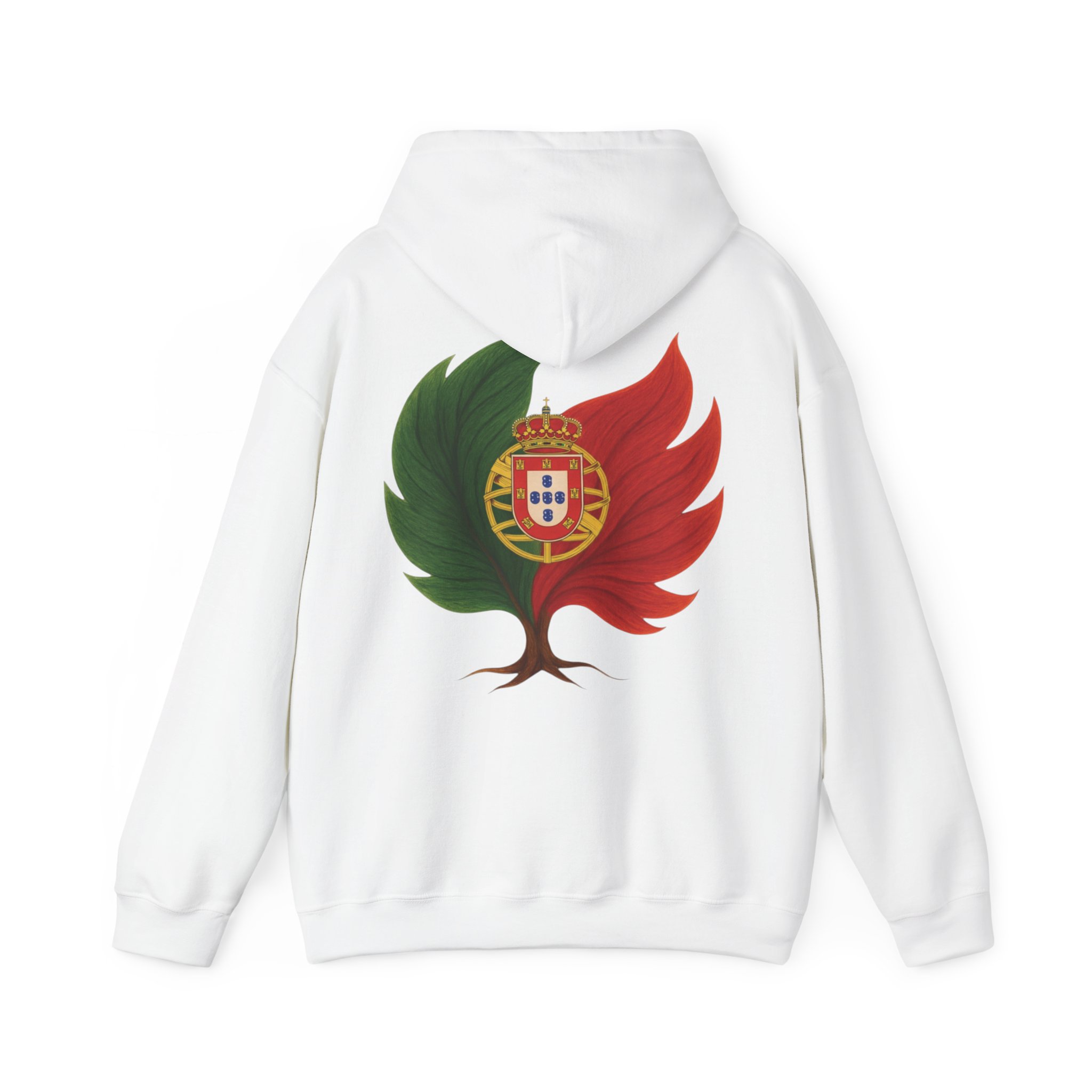 Men Hoodie Portugal Flag Tree Emblem – Image 6