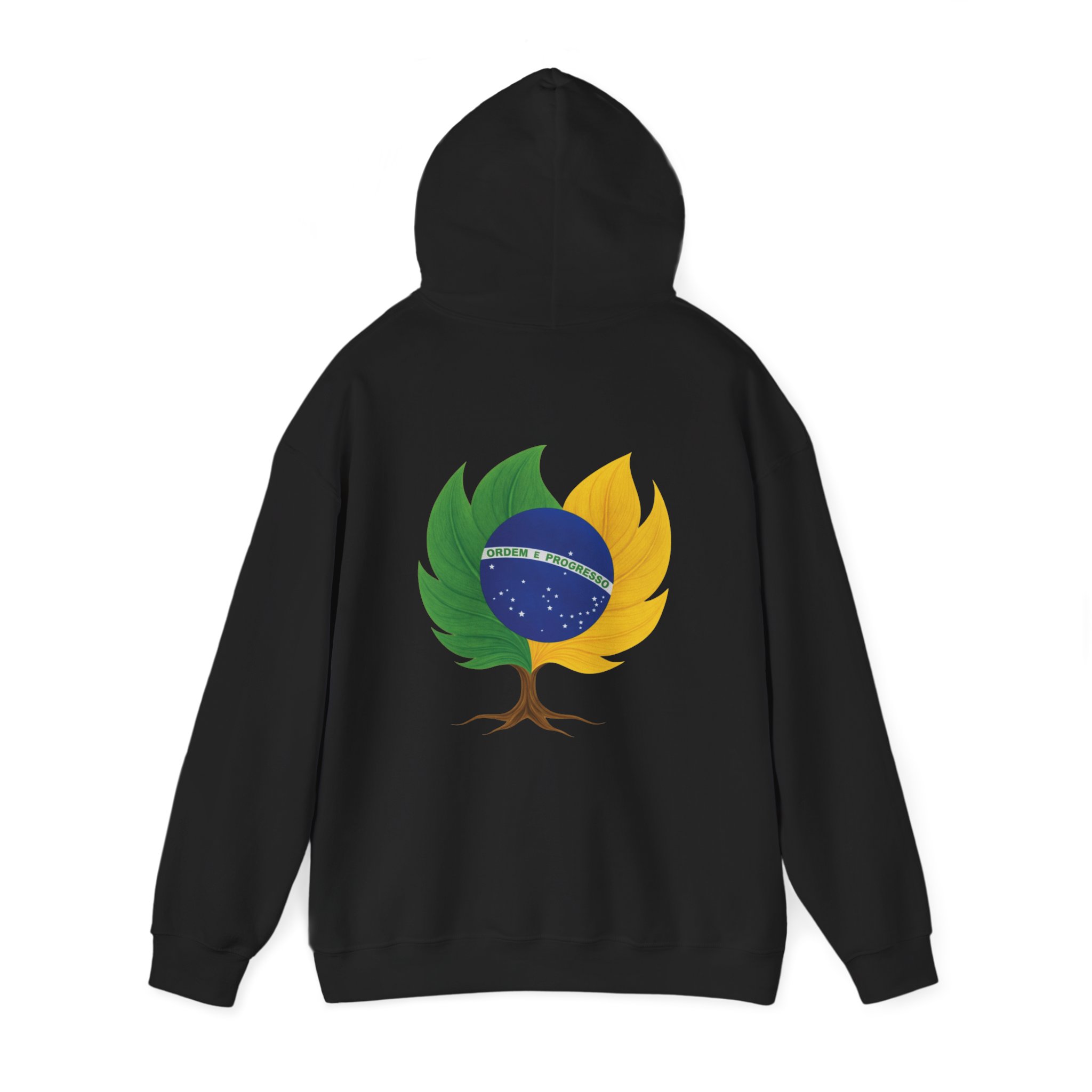 Men Hoodie - ANCESTRAL LANDS BRAZIL – Image 7
