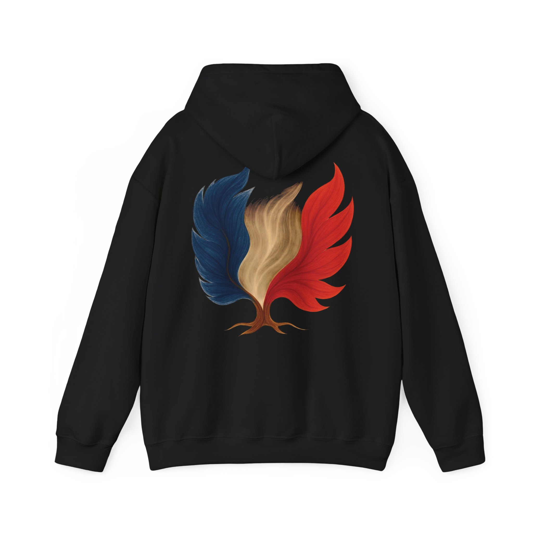 Men Hoodie France Flag Tree Emblem – Image 5