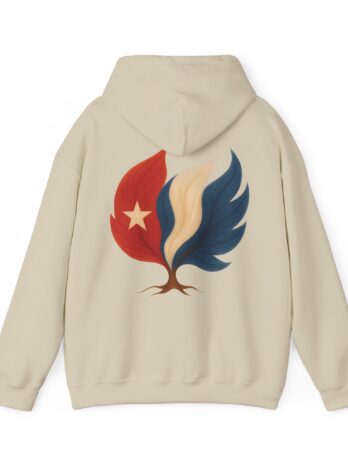 Men Hoodie Cuba Flag Tree Emblem