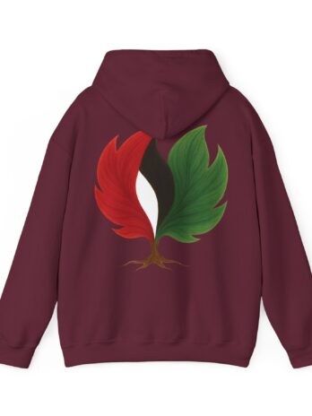 Men Hoodie Palestine Flag Tree Emblem