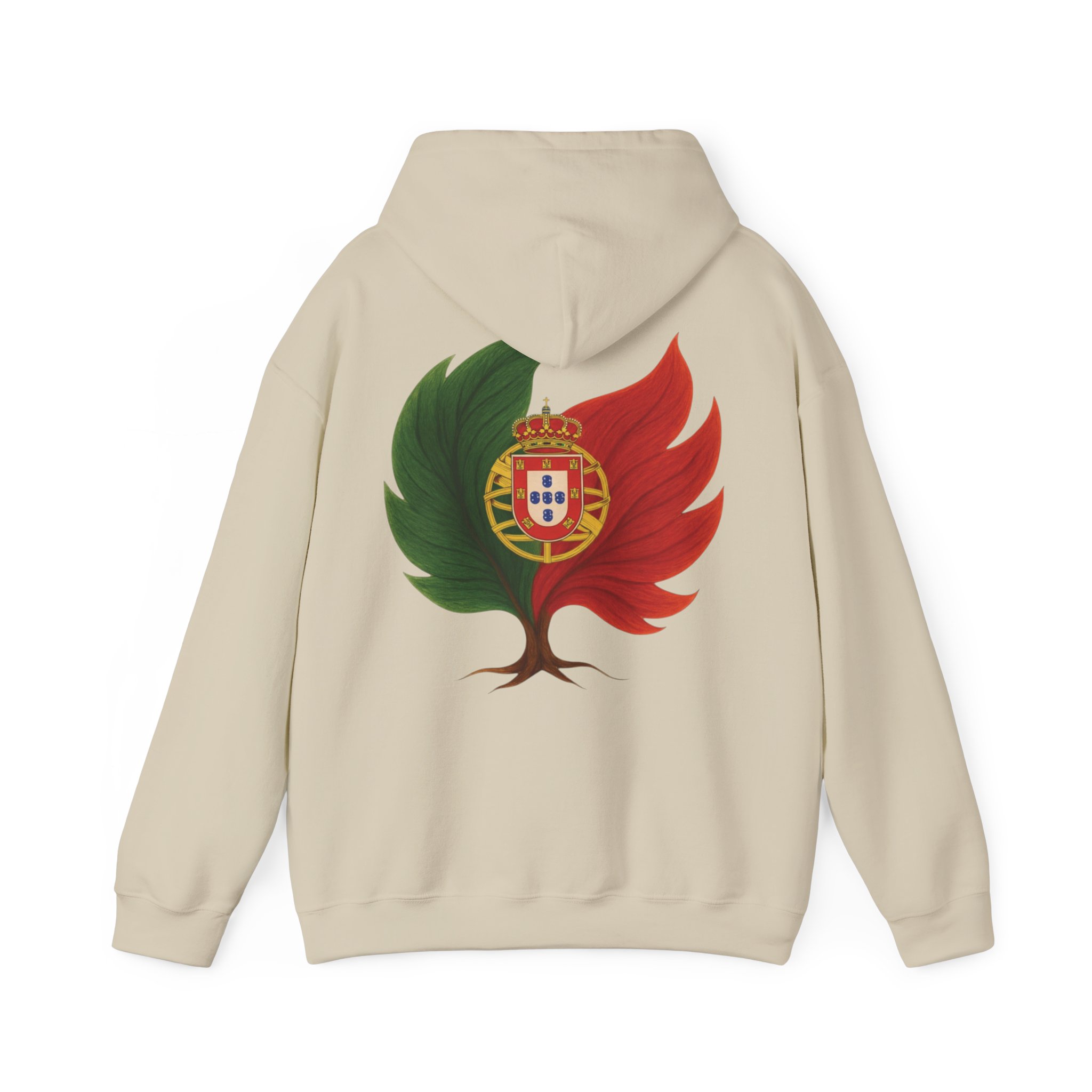 Men Hoodie Portugal Flag Tree Emblem – Image 5
