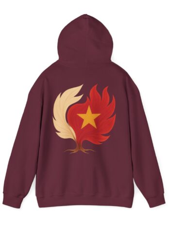 Men Hoodie China Flag Tree Emblem