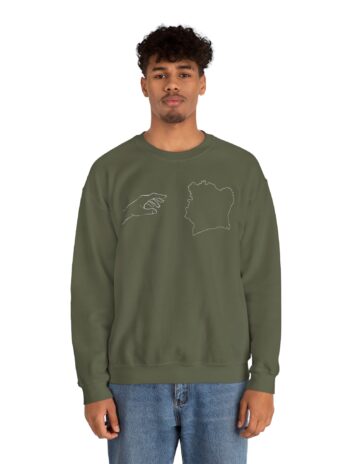 Men Sweatshirt — REACH YOUR ROOTS &lsquo;IVORY COAST&rsquo;