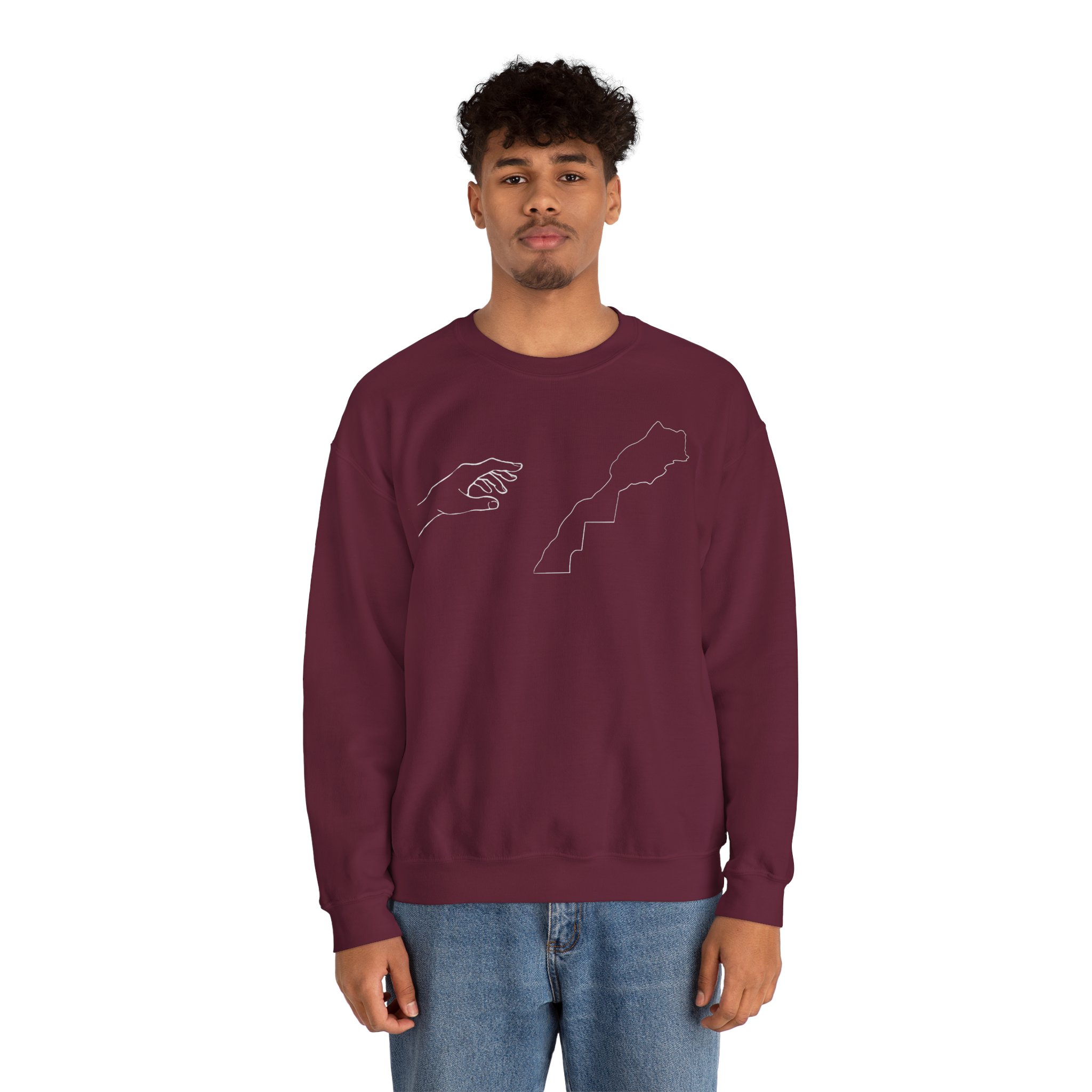 Men Sweatshirt — REACH YOUR ROOTS 'MOROCCO' – Image 14