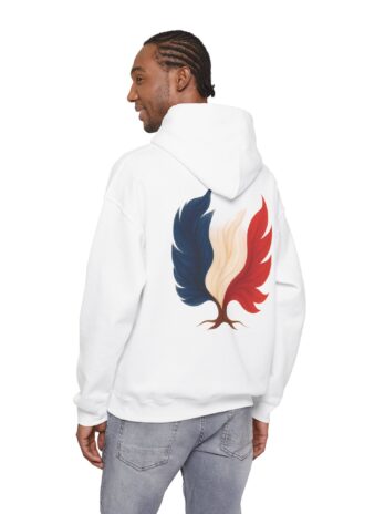 Men Hoodie France Flag Tree Emblem