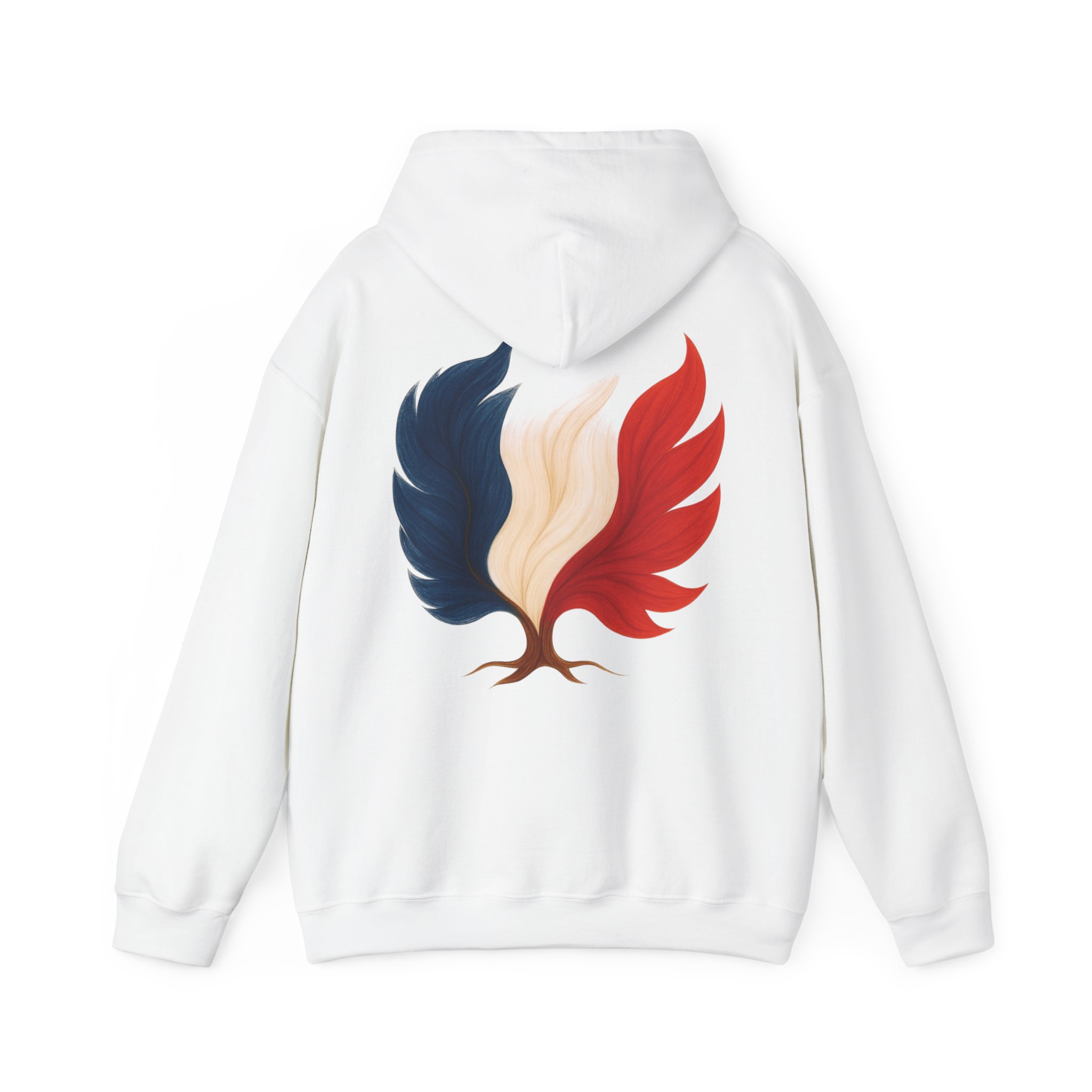 Men Hoodie France Flag Tree Emblem – Image 4