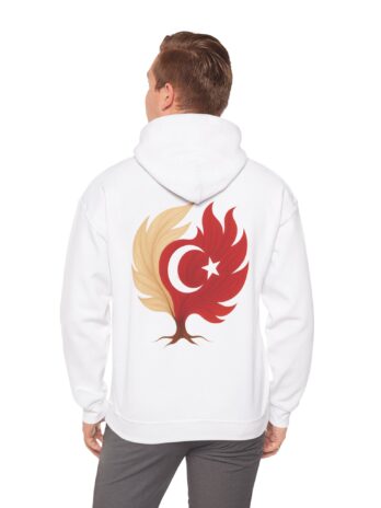 Men Hoodie Türkiye Flag Tree Emblem