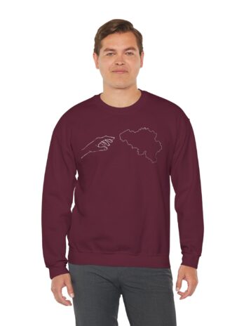 Men Sweatshirt — REACH YOUR ROOTS &lsquo;BELGIUM&rsquo;