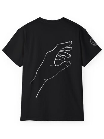 Men Line Art Hand T-Shirt